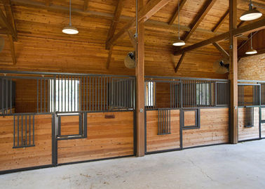 Stalles en acier modernes de cheval, aucune portes de stalle de cheval en métal de sécurité de tranchants