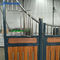Porte stable de cheval en bois portatif anthracite de grange 10ft 12ft avec Hay Door