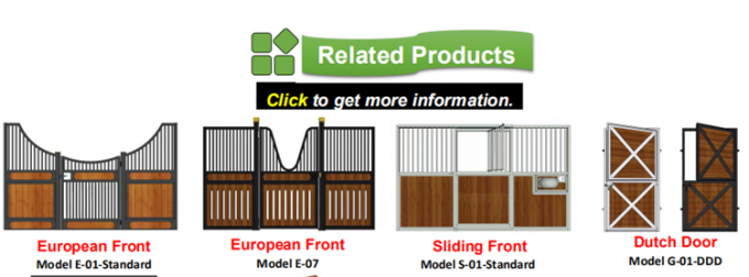 Équipement stable de production animale de boîte du cheval Q195 préfabriqué 4