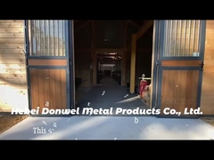 Remplissage en bois en bambou de Shelfter de toit d'écuries européennes d'intérieur de cheval