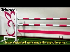 Équipement de saut à cheval portable
