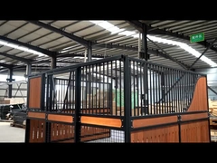 Matériau résistant à la corrosion des écuries de chevaux européennes entièrement personnalisables