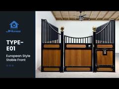 3.5x2.2m Écurie européenne avec double verrouillage de sécurité