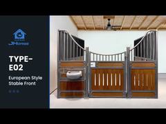 Le toit équestre a préfabriqué l'équipement européen libre d'écuries de ferme de stalles de cheval