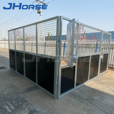 Stalles portatives de cheval de HDPE de taille Infilled du panneau 3m