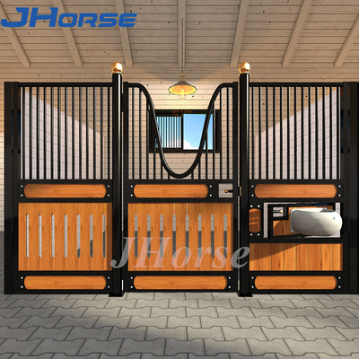 Panneaux de cabine de chevaux portables lourds extérieurs de 12 pieds x 7,2 pieds