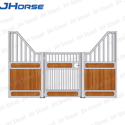 Panneau avant stable de stalle de cheval en bois en bambou utilisé par construction préfabriquée de luxe