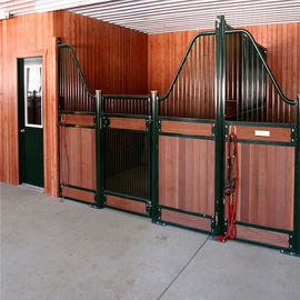 Conception stable d'avants de stalle en métal de cheval en acier galvanisé et portatif avec la porte
