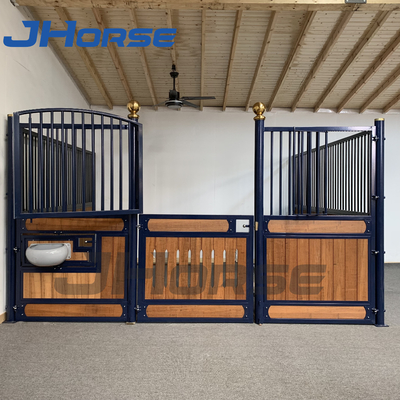 Size Optional 12 Foot Metal Horse Stalls Swivel Feeder Luxurious Galvanized Pipe