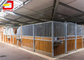 Grands panneaux mobiles de stalle de cheval de 10x10 12x12 avec le cadre galvanisé plongé chaud