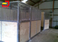 Metal Horse Stall Fronts , 4.0*2.2m Horse Stable Box With Sliding Door