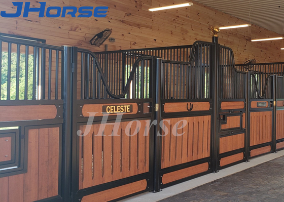 Le cheval européen moderne pré construit cale le remplissage en bambou facultatif