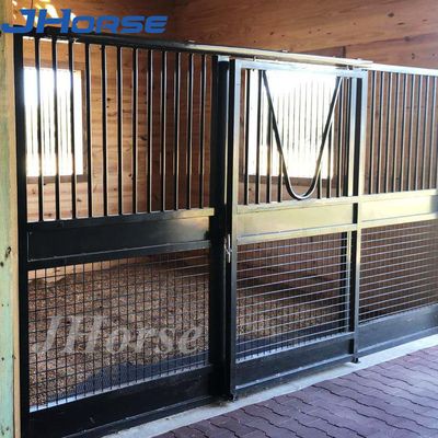 Le fil adapté aux besoins du client Mesh Wooden Stable Horse Stall affronte portatif