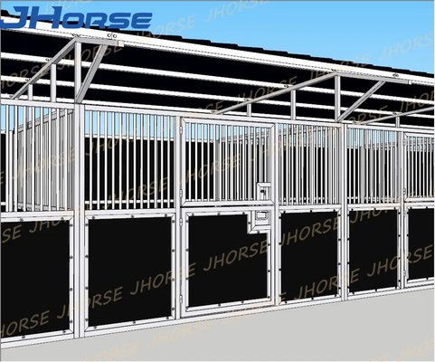 Frontières portables personnalisées de boîtes en HDPE pour bâtir des granges