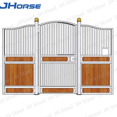 Le professionnel a galvanisé les stalles de cheval en métal/écurie pour l'abri de hangar de cheval