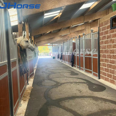 Galvanisés à chaud, étagères de chevaux européennes, cadre en acier léger, extérieur