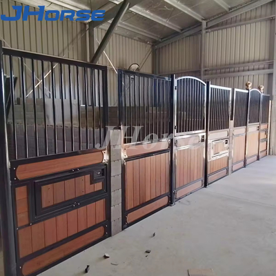 Sécurisés Facile à installer des panneaux de cabine debout en bois de bambou Boîtes stables à verrouillage