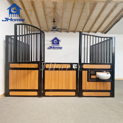 Luxe Euro Style Horse Stall Front rempli en bambou Panneaux de boîte stables