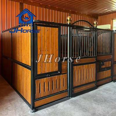Acier galvanisé Construire sur mesure Cheval de bambou Planches stables Frontières de kiosques