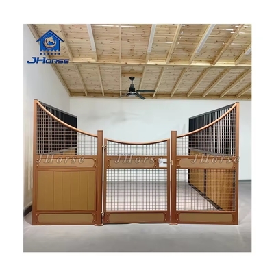 Cheval de bambou sur mesure stable avec porte coulissante / coulissante Construction en acier résistant aux intempéries