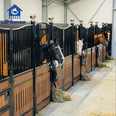 Moderne ou personnalisé Cheval Sécurité stable et conception sécurisée Haute durabilité 20 mm Matériau de remplissage en bois plastique