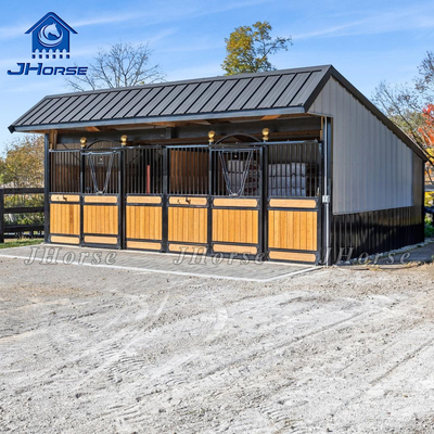 Résistant aux intempéries Cheval stable avec épaisseur de panneau de pouce Cheval stable