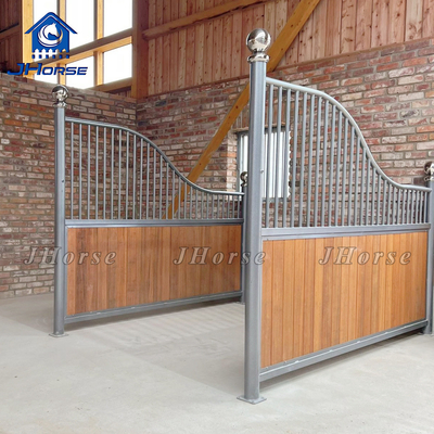 Panneaux stables personnalisés pour chevaux de bambou Caisse stable adaptée au bétail Taille de porte personnalisée