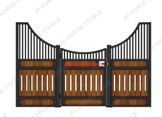 le matériel européen en métal de bambou des stalles 38mm de cheval de 14ft*14ft a galvanisé