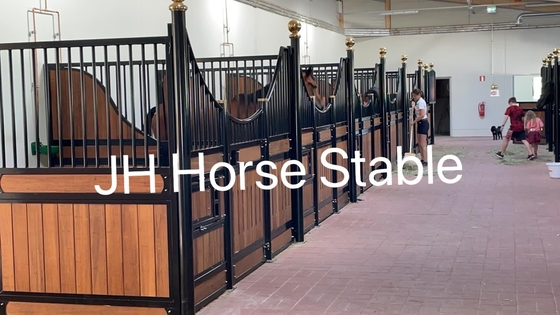 Grange préfabriquée matériau de construction de façades de stalle de cheval en métal de 10 pieds modulaire